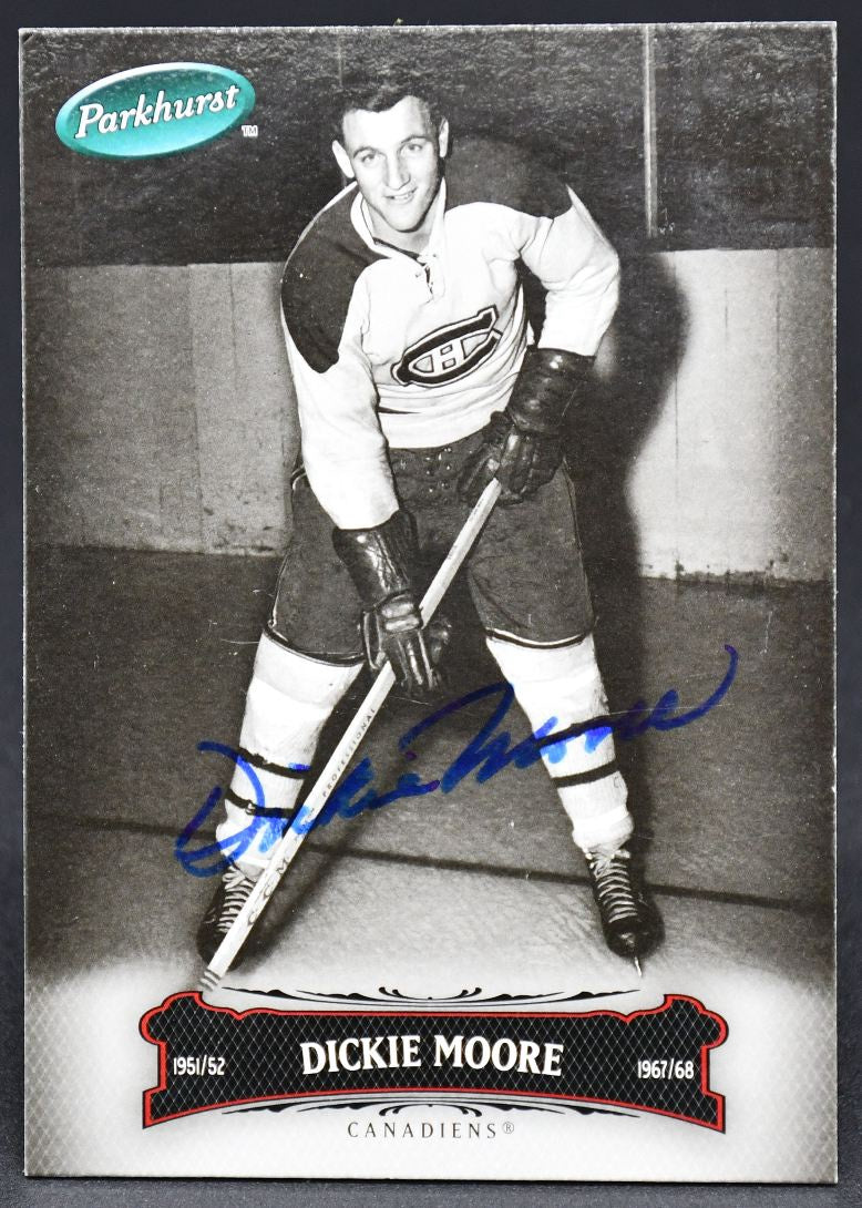 2006-07 Parkhurst Dickie Moore 117 Auto