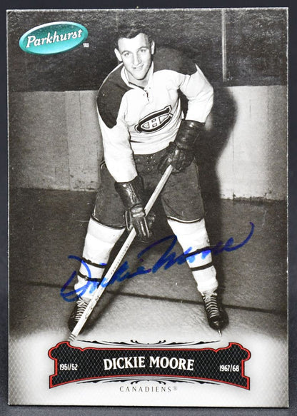 2006-07 Parkhurst Dickie Moore 117 Auto