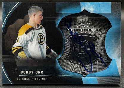 Carte autographiée Bobby Orr B-BO des Bruins de Boston, édition 2013-2014, « The Cup Brilliance ».