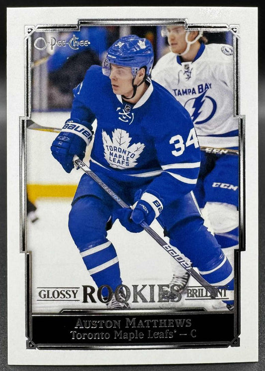 2016-17 O-Pee-Chee Retro Auston Matthews R-1 Toronto Maple Leafs RC