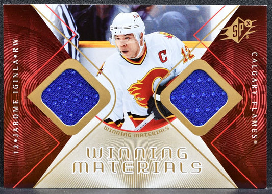 2007-08 SPx Winning Materials Jarome Iginla WM-JI Calgary Flames Jersey 1212