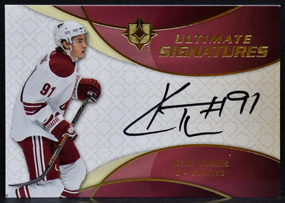 2008-09 UD Ultimate Collection Signatures Kyle Turris US-KT Coyotes Auto 5484