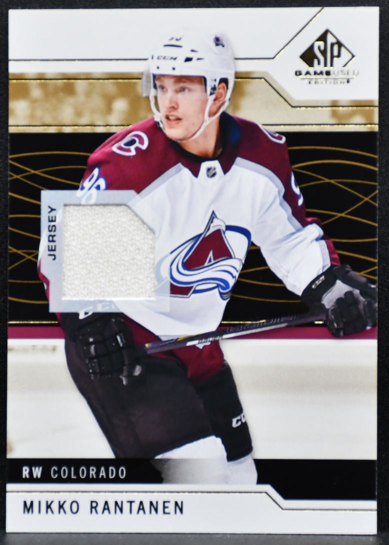 2018-19 SP Game Used Jersey Mikko Rantanen 7 Colorado Avalanche Jersey 4200