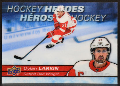 2021-22 Upper Deck Tim Hortons Hockey Heroes Dylan Larkin H-16 Detroit Red Wings 7191
