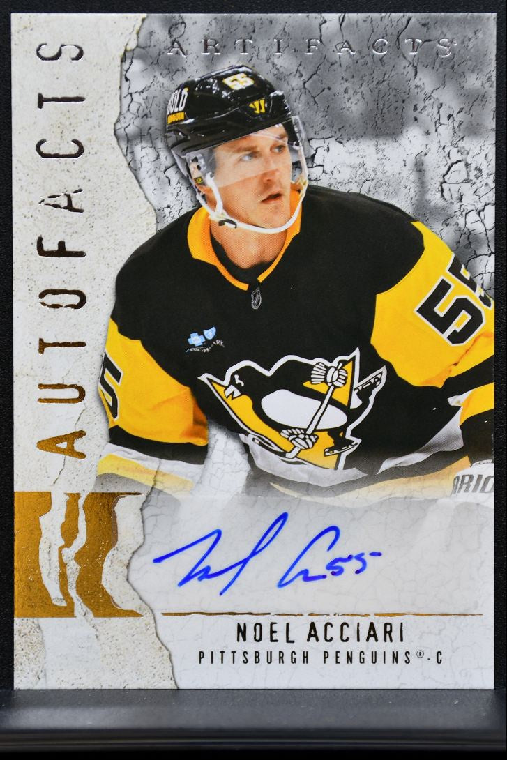 2025-26 Upper Deck Artifacts Autofacts Noel Acciari AF-NA Penguins Auto 2744