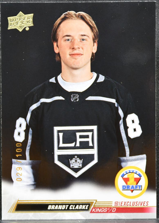 2022-23 UD Extended Series Round 1 Draft Brandt Clarke 733 Kings RC 8806