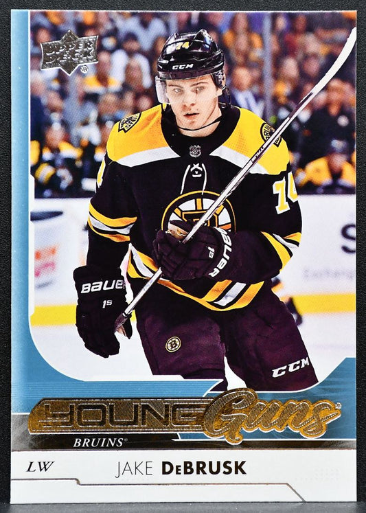 2017-18 Upper Deck Series 1 Young Guns Jake DeBrusk 212 Boston Bruins RC 2690