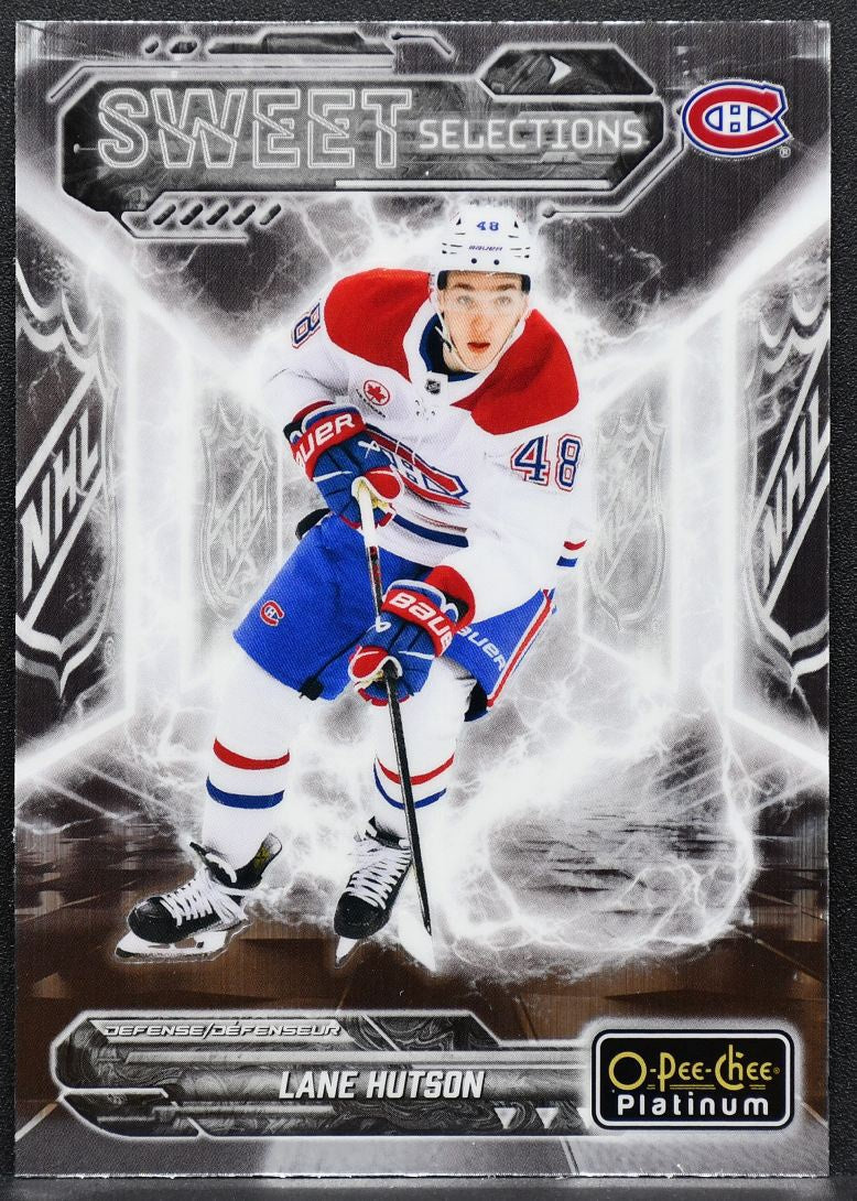 2024-25 O-Pee-Chee Platinum Sweet Selections Lane Hutson SS-2 Canadiens RC 7112