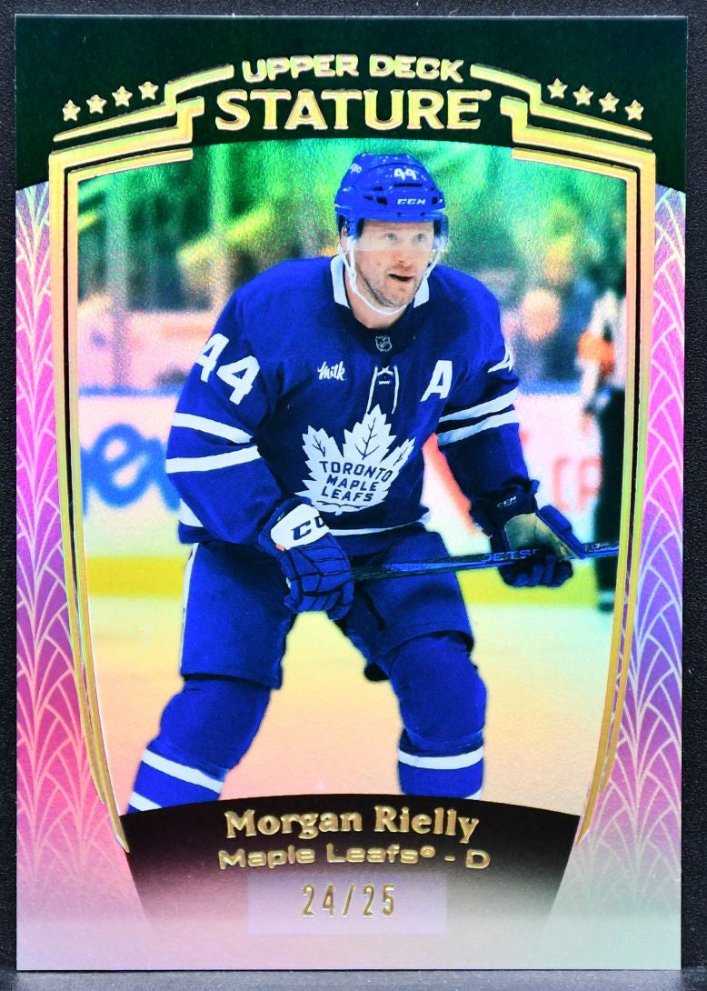 2024-25 UD Stature Purple Morgan Rielly 4 Toronto Maple Leafs 24/25