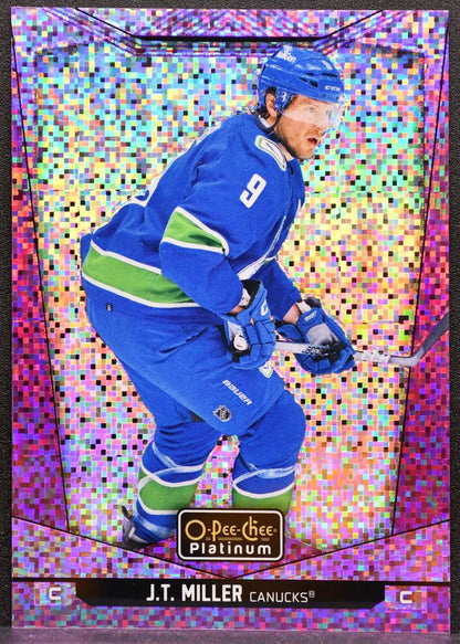 2024-25 O-Pee-Chee Platinum Violet Pixels J.T. Miller 66 Canucks 206/299 1570