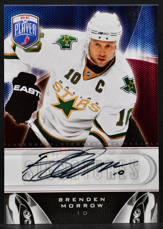2009-10 UD Be A Player Signatures Brenden Morrow S-BM Dallas Stars Auto