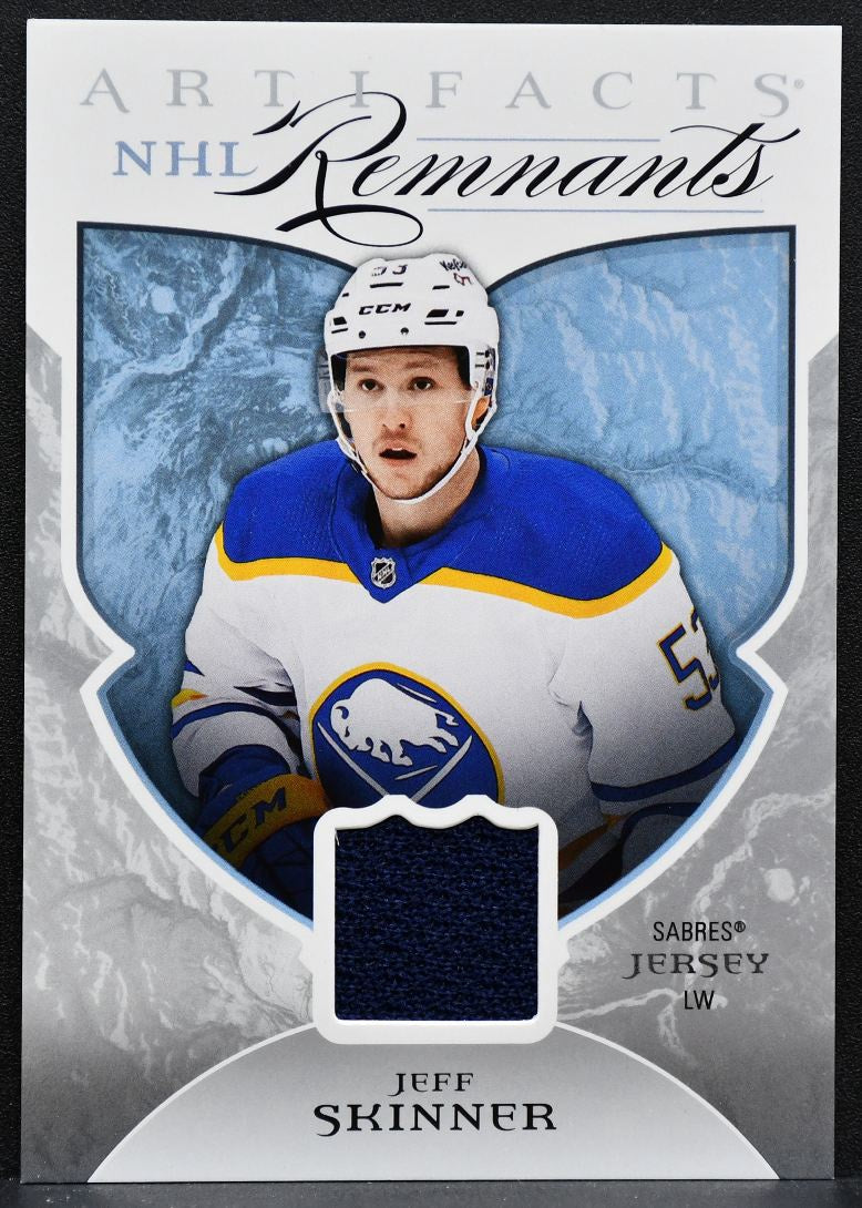 2022-23 Upper Deck Artifacts NHL Remnants Jeff Skinner NR-JS Sabres Jersey 4553