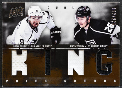 2011-12 Panini Prime Dual Jersey Drew Doughty/Slava Voynov 092/225 Jersey 1006