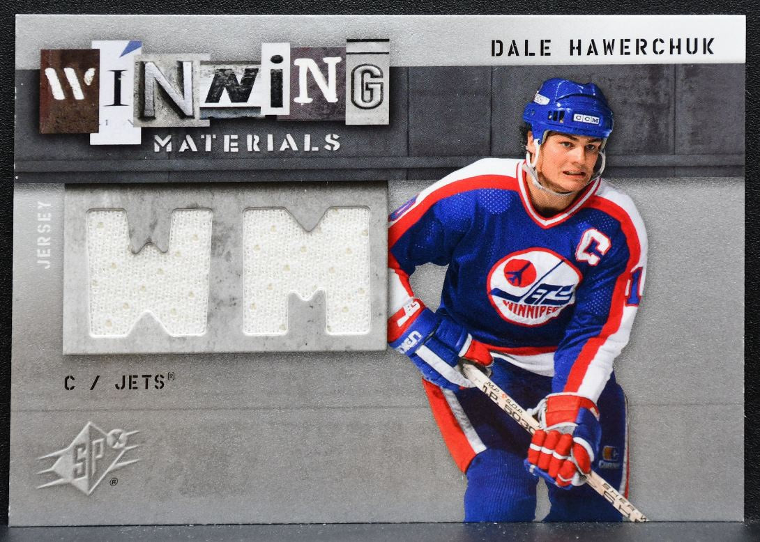 2009-10 SPx Winning Materials Dale Hawerchuk WM-DH Winnipeg Jets Jersey 5147