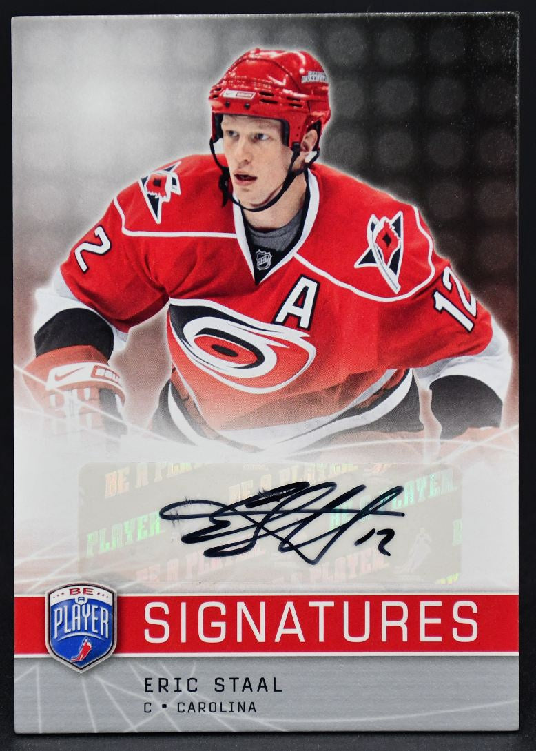 2009-10 UD Be A Player Eric Staal S-ES Auto