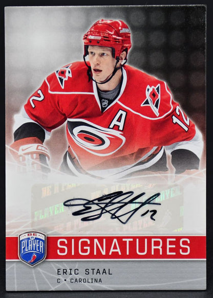 2009-10 UD Be A Player Eric Staal S-ES Auto