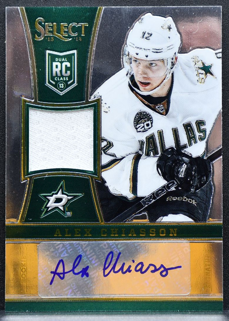 2013-14 Panini Select Rookies JerseyAuto Chiasson RC Auto 148/199 Jersey 8902