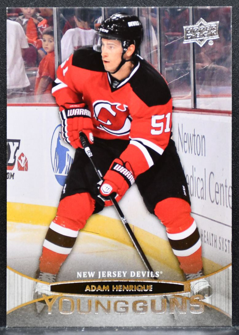 2011-12 Upper Deck Series 1 Young Guns Adam Henrique New Jersey Devils RC 8260