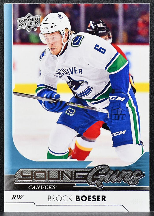 2017-18 Upper Deck Series 1 Young Guns Brock Boeser 247 RC 8258