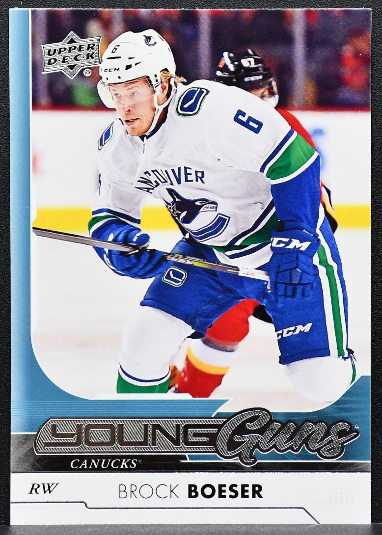 2017-18 Upper Deck Series 1 Young Guns Brock Boeser 247 RC 8258