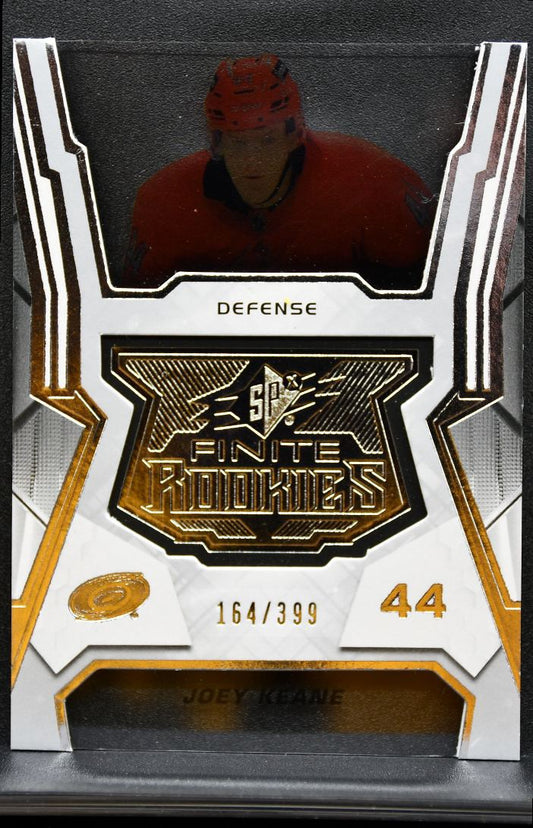 2021-22 SPx Finite Rookies Joey Keane F-25 Carolina Hurricanes RC 164/399 0991