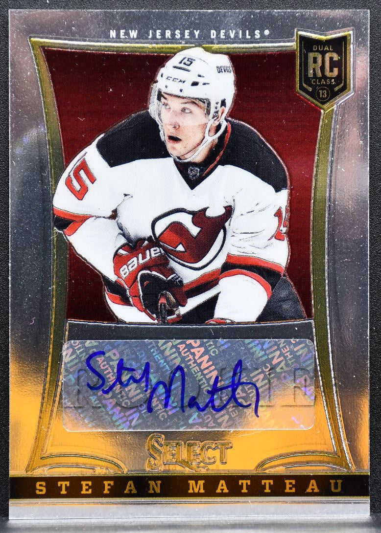 2013-14 Panini Select Rookie Autographs Stefan Matteau RC Auto 312/399 8179