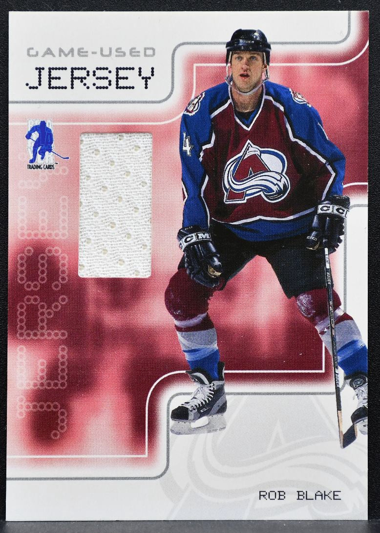2003-04 Be a Player Memorabilia Jerseys Rob Blake Colorado Avalanche Jersey 0103