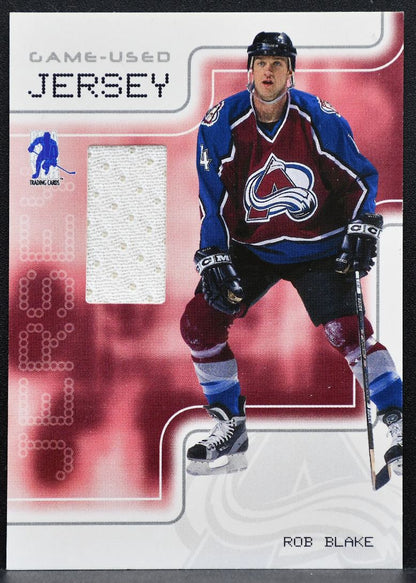 2003-04 Be a Player Memorabilia Jerseys Rob Blake Colorado Avalanche Jersey 0103