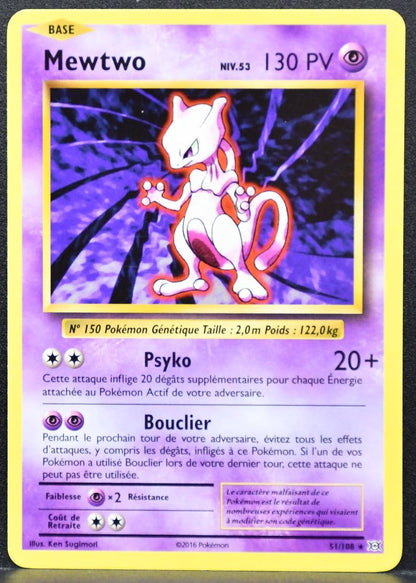 Pokémon Mewtwo French XY: Evolutions 51/108 MP French