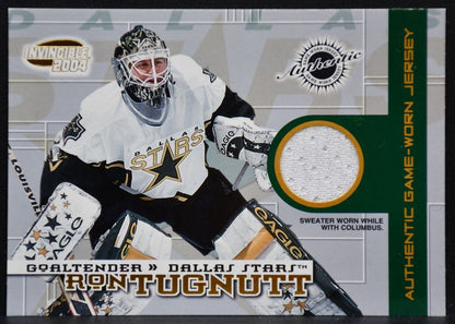 03-04 Pacific Invincible Authentic Game-Worn Jersey Tugnutt 9 Stars /750 Jersey 2370