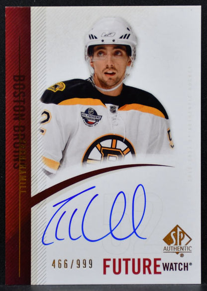 2010-11 SP Authentic Future Watch Auto Zach Hamill Bruins RC Auto 466/999 6747
