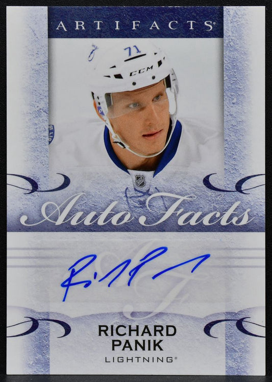 2014-15 Upper Deck Artifacts Autofacts Richard Panik A-RP Auto 5157