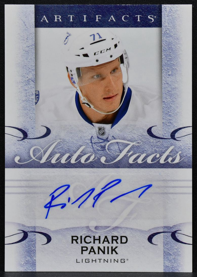 2014-15 Upper Deck Artifacts Autofacts Richard Panik A-RP Auto 5157