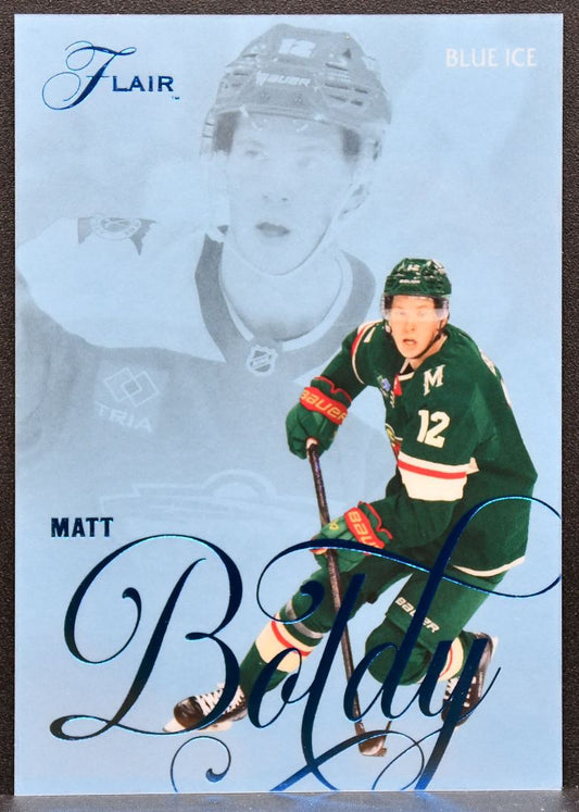 2025-26 Flair Blue Ice Matt Boldy 62 Minnesota Wild 45/49 4742