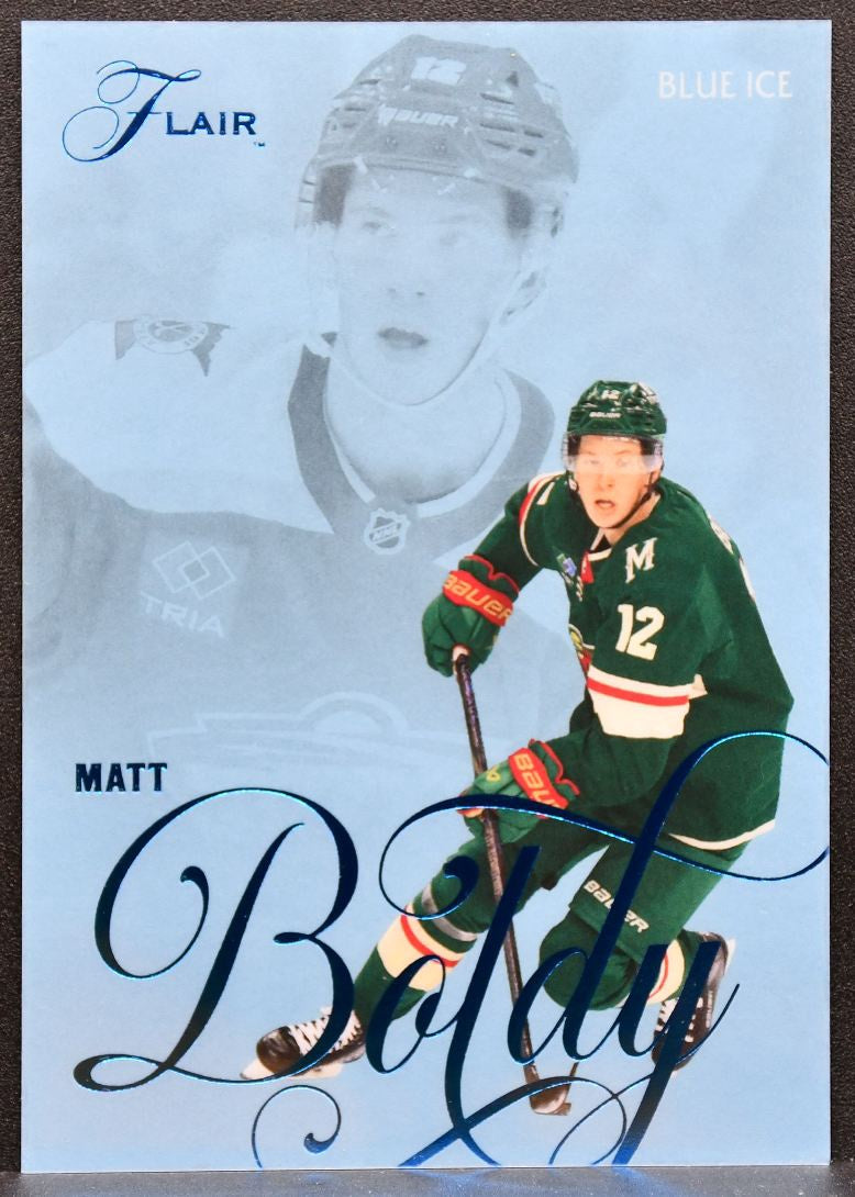 2025-26 Flair Blue Ice Matt Boldy 62 Minnesota Wild 45/49 4742