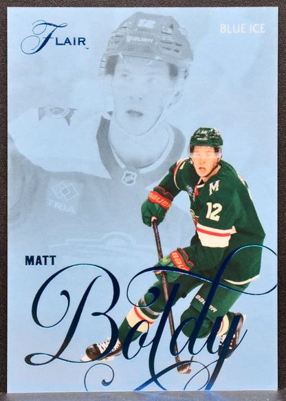2025-26 Flair Blue Ice Matt Boldy 62 Minnesota Wild 45/49 4742