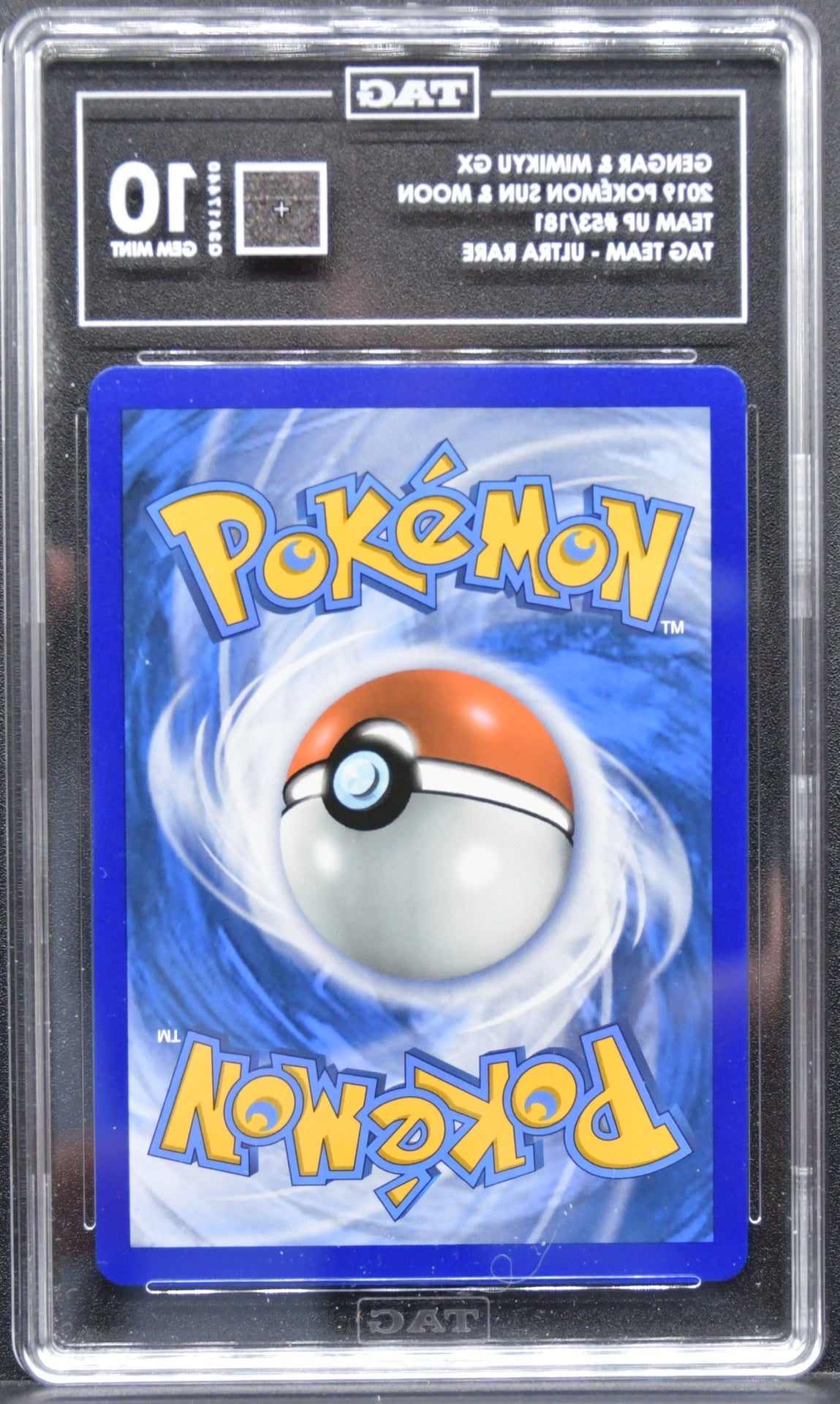 Pokémon Team Up Gengar & Mimikyu GX 53 Ultra Rare Holofoil TAG 10  English