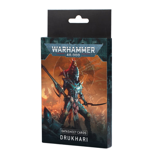 Drukhari Datasheet Cards (English) (PRE ORDER) (RELEASE OCTOBER 11)