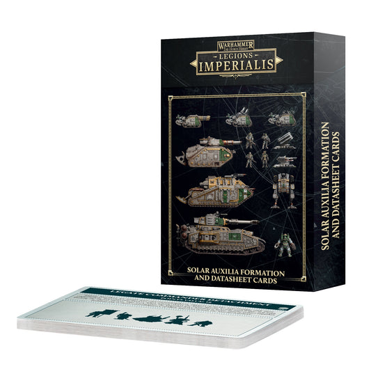 Legions Imperialis Solar Auxilia Formation & Datasheet Cards