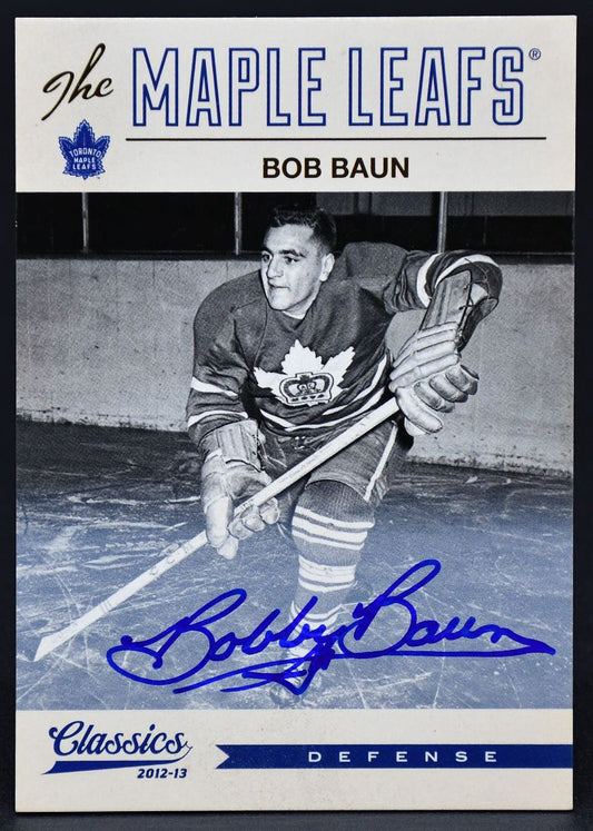 Carte Panini Classics Signatures Bob Baun 138 (2012-13)