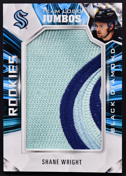 2022-23 UD Black Diamond Rookie Team Logo Jumbos Shane Wright RTL-SW RC Patch