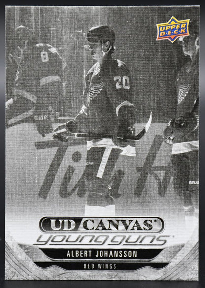 2024-25 UD Series 2 Albert Johansson C214 Detroit Red Wings RC