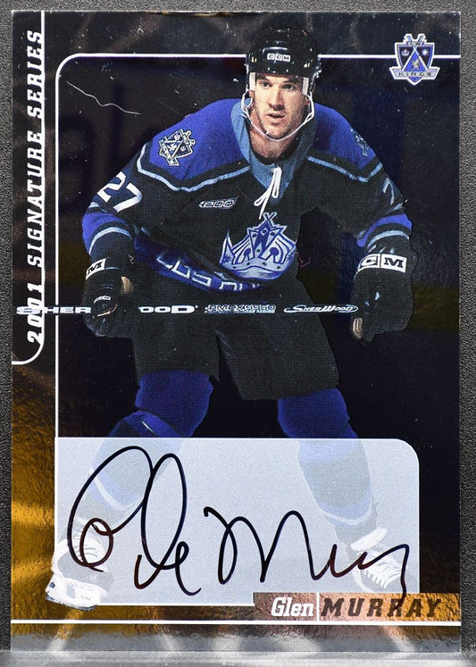 2000-01 Be a Player Signature Series Autographs Glen Murray 40 Kings Auto 1382
