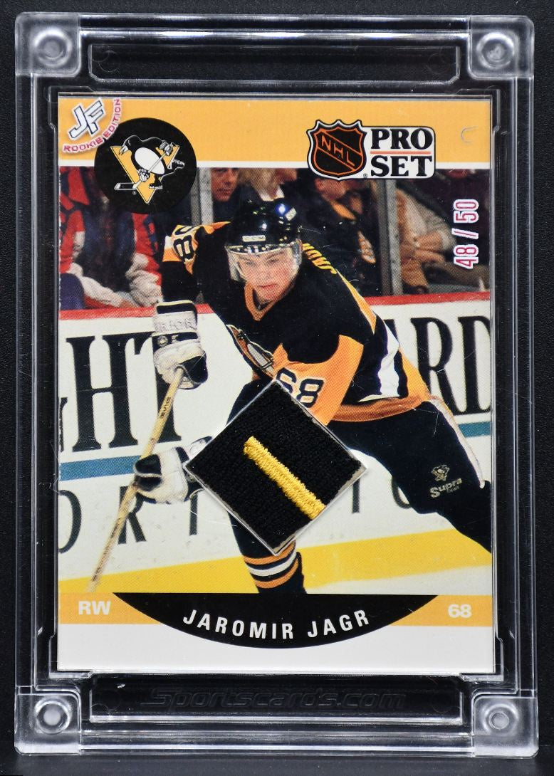 2024-25 Jersey Fusion Jaromir Jagr 632 Pittsburgh Penguins RC 48/50 Patch
