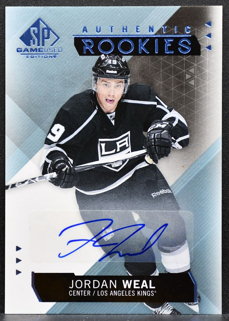 2015-16 SP Game Used Authentic Rookies Jordan Weal 135 Kings Auto 9433