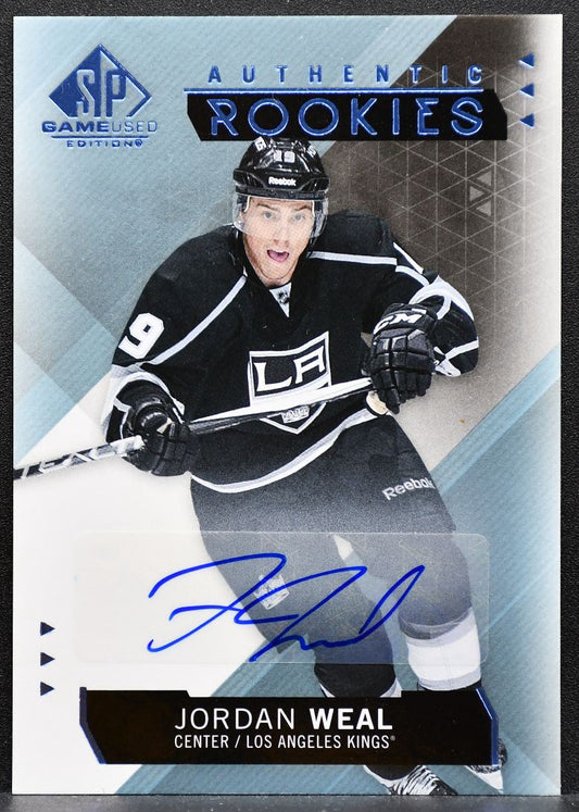 2015-16 SP Game Used Authentic Rookies Jordan Weal 135 Kings Auto 9433