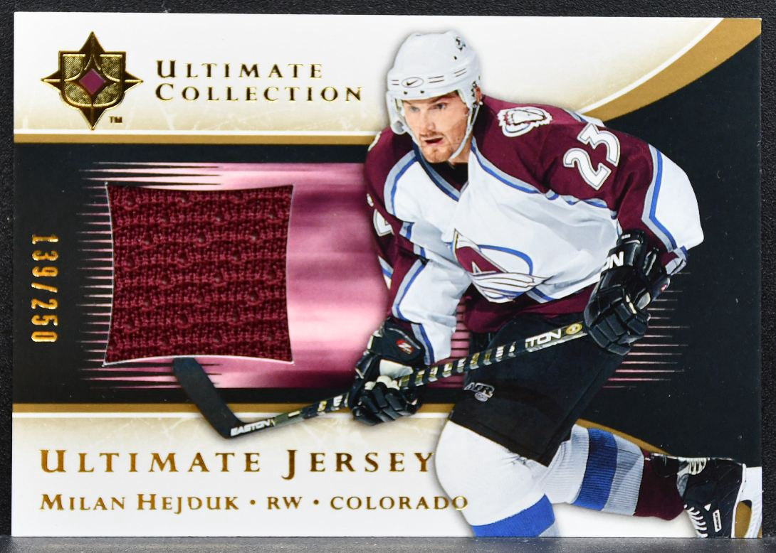 2005-06 UD Ultimate Collection Jerseys Milan Hejduk 139/250 Jersey 9882