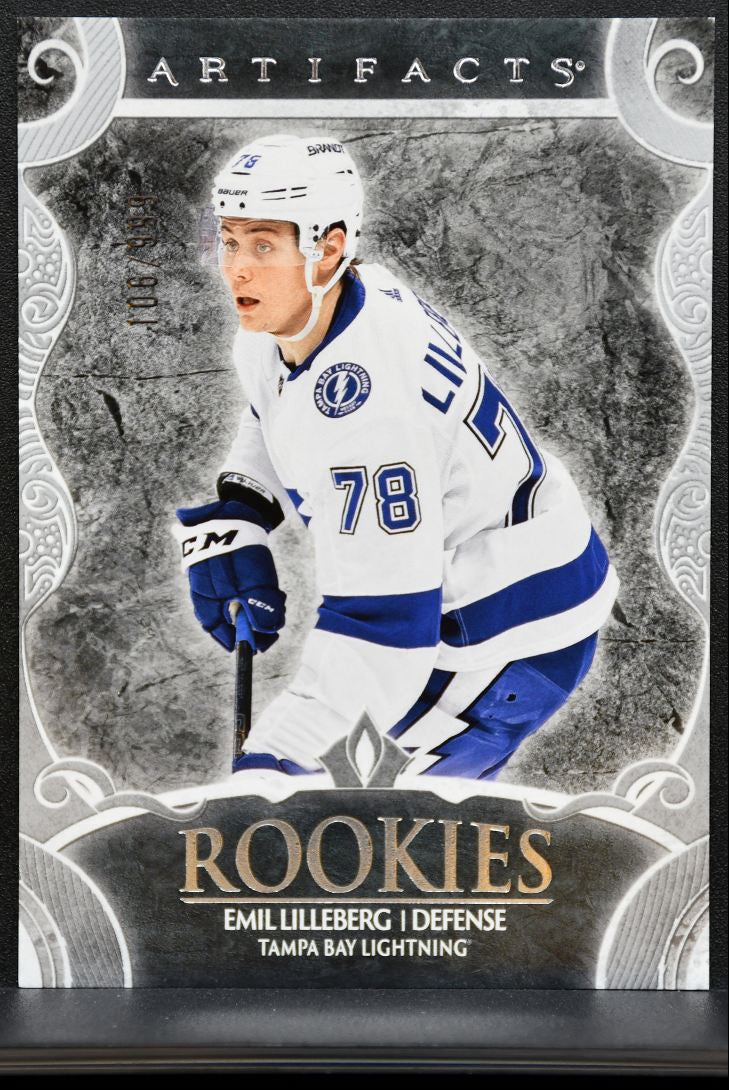 2024-25 Upper Deck Artifacts Rookies Emil Lilleberg Lightning RC 106/999 0542