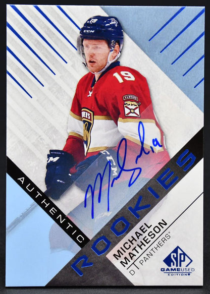 2016-17 SP Game Used Authentic Rookies Auto Michael Matheson 148 RC Auto