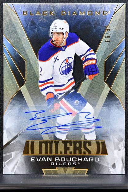 2025-26 Upper Deck Black Diamond Auto Evan Bouchard Oilers Auto 06/99 2706